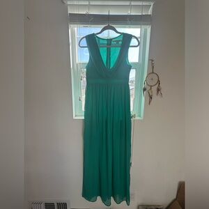 Green Chiffon Dress